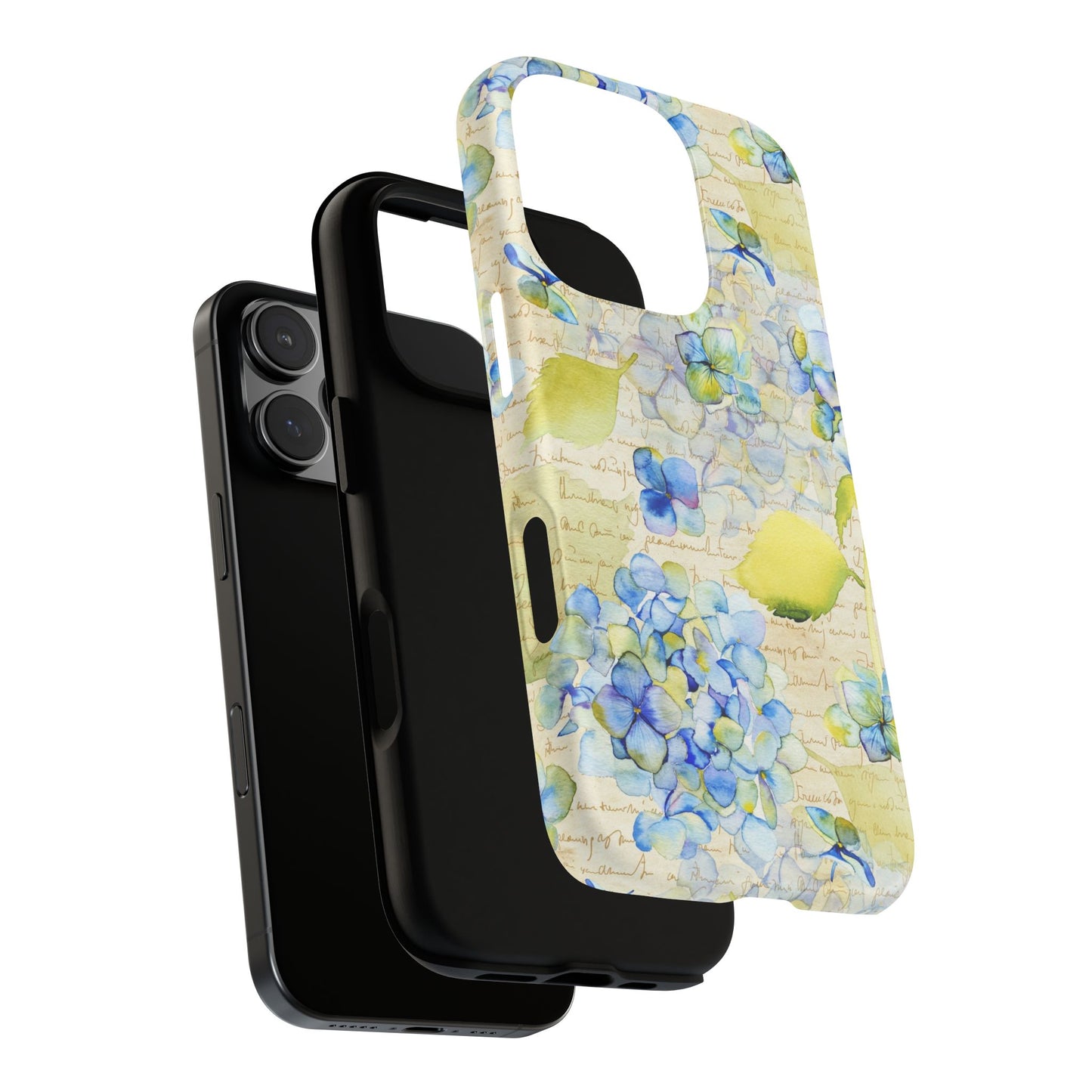 Apple I-Phone 16 (Series) Tough Case-Phone Case: Leah [Flowers w/Script]