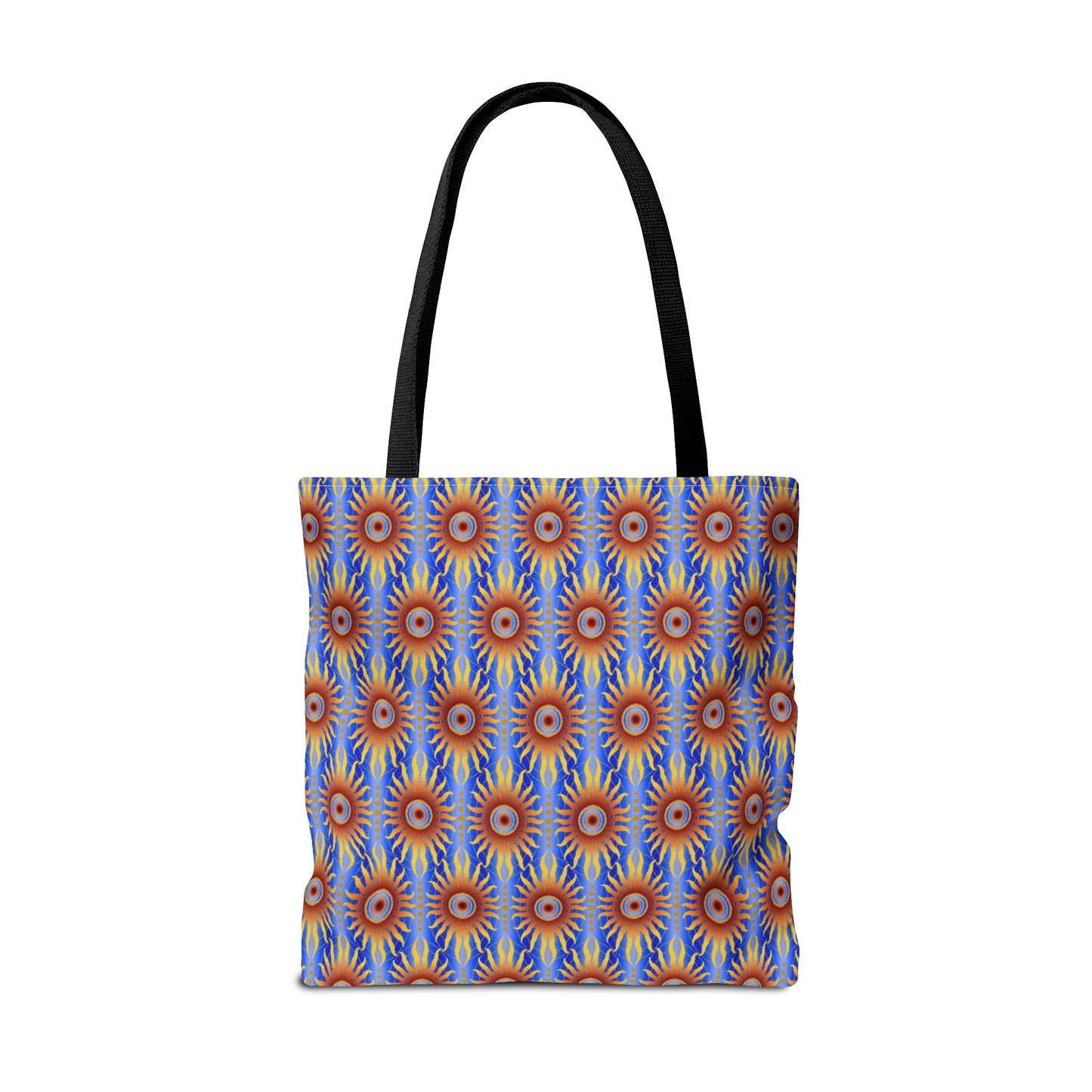 Tote Bag: Large:  ($24.23) - Celestial [Crimson/Blue-Sunbursts]
