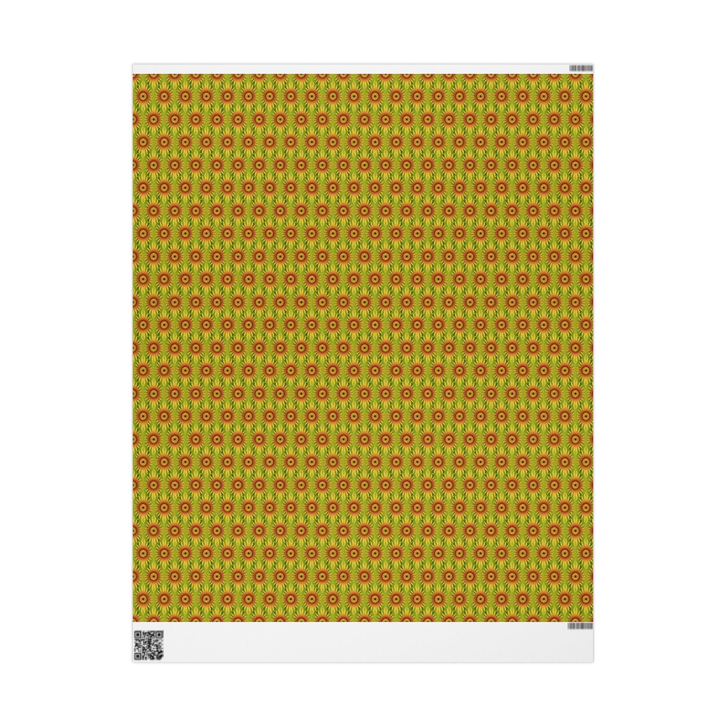 Wrapping Paper:  Celestial [Crimson/Lime Sunbursts]