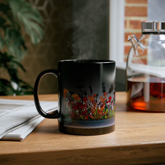 Ceramic Mug:  Black;  Dreamscapes II