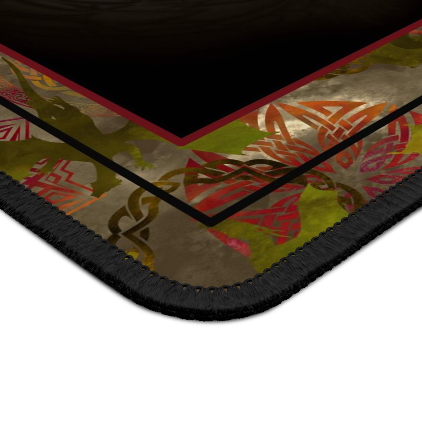 Mouse Pad-Gaming;  9x7 - "Sci-Fi" [Light Green Tonal-Black Eye-2l]