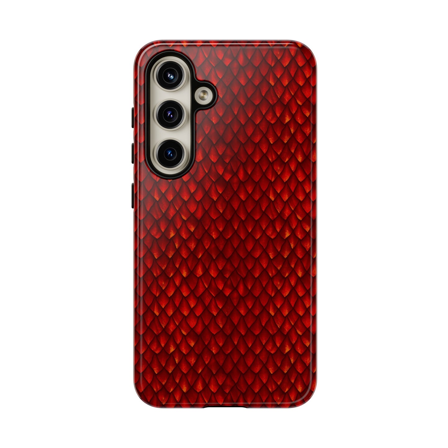 Samsung Galaxy Series Tough Case-Phone Case: Dragons [Red Scales]