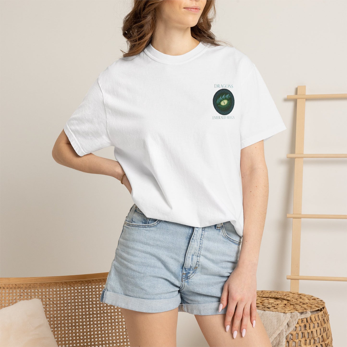 Mythic Dragon T-Shirt — Vintage Green Dragon Graphic Tee