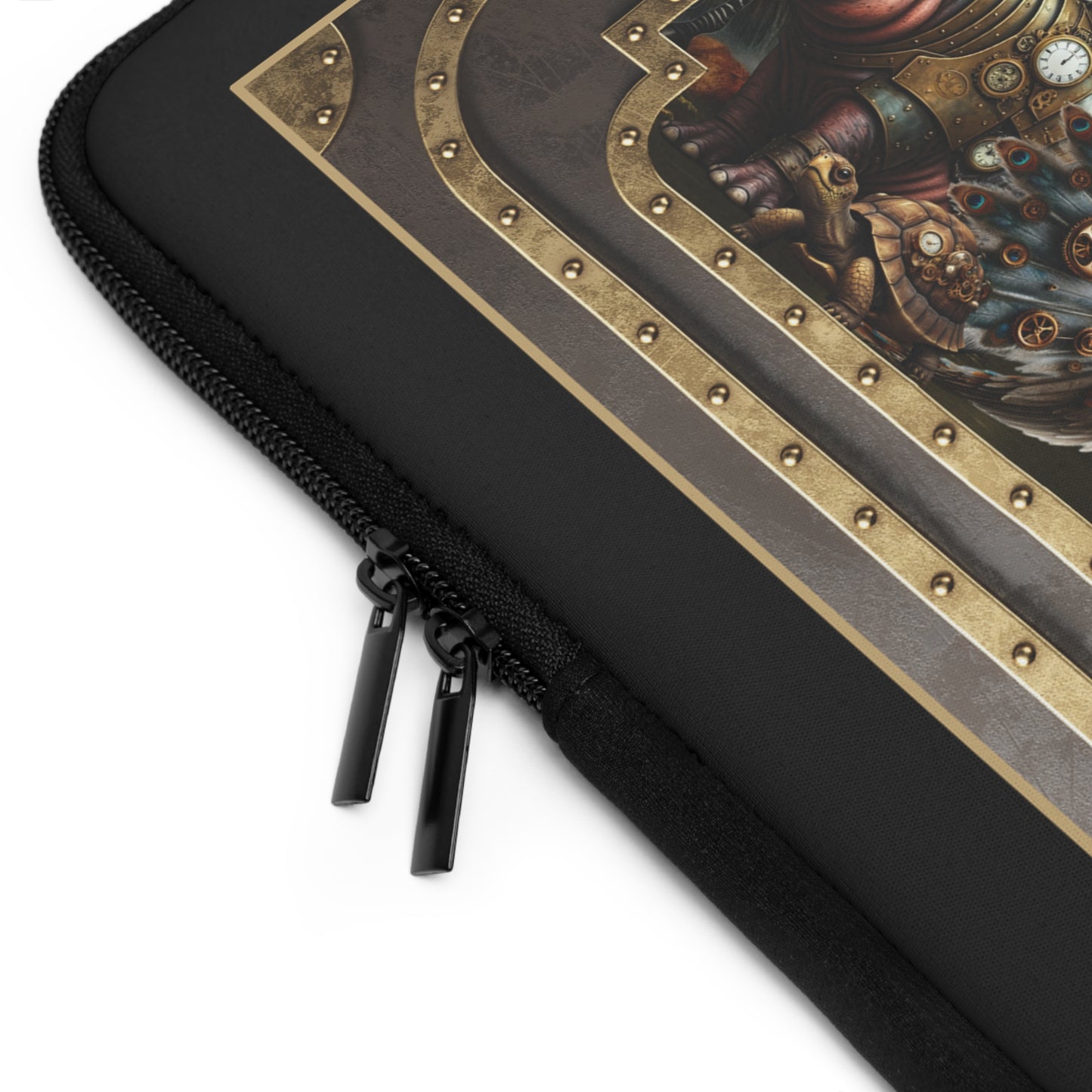 Laptop Sleeve (Sizes:  13", 15", 17"):  Steampunk Animals [Panel]