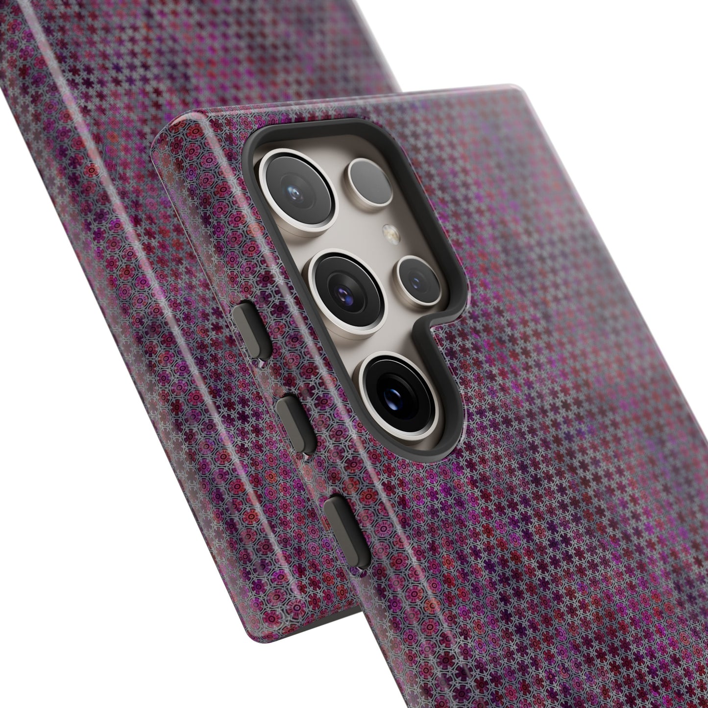 Samsung Galaxy Series Tough Case-Phone Case: Sci-Fi [Purple Barbs]