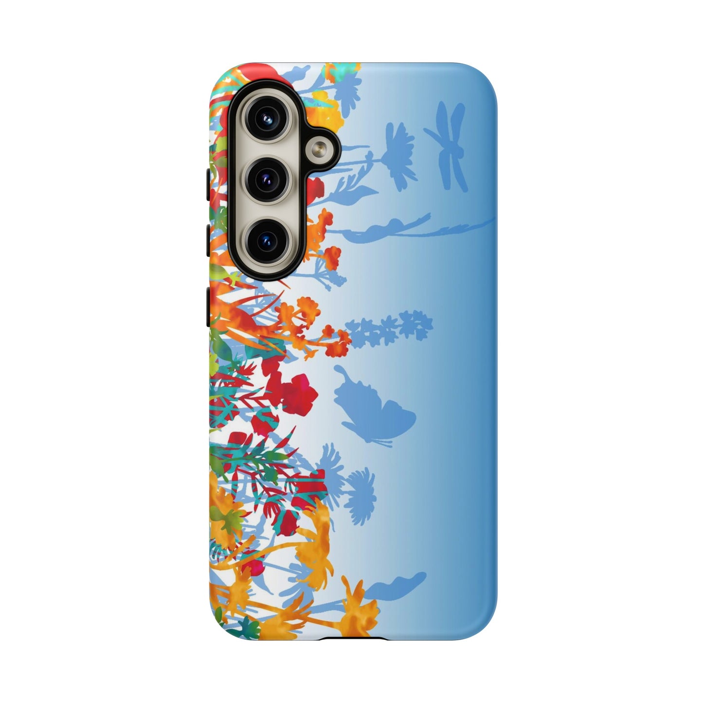 Samsung Galaxy Series Tough Case-Phone Case: Dreamscapes [Light Blue Border]