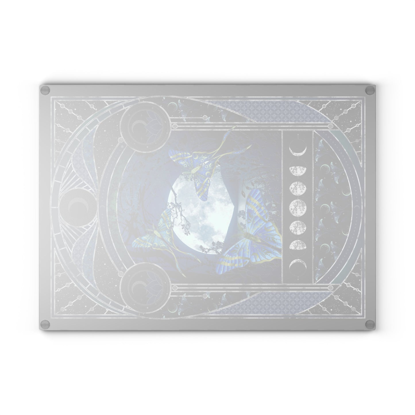 Glass Cutting Board (11"x15"):  La Luna [Panel]