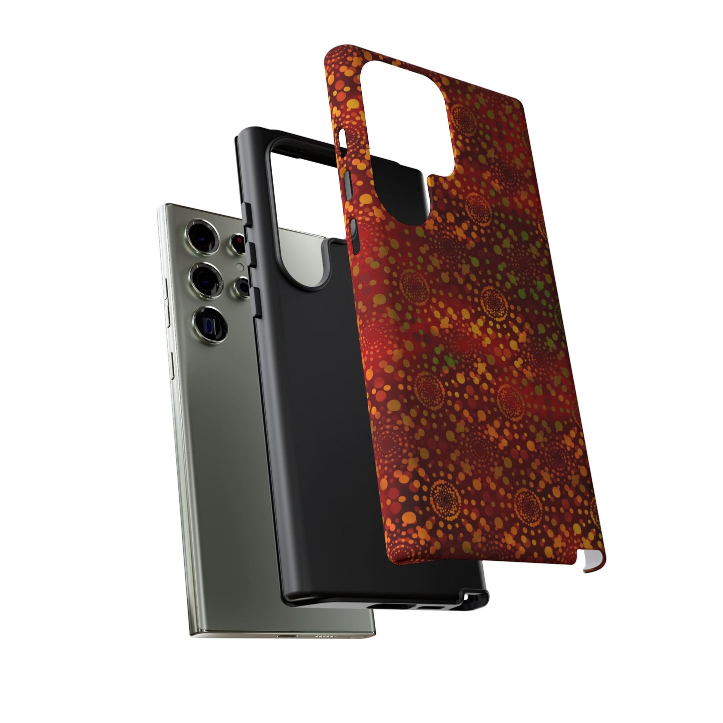 Samsung Galaxy S23 - Tough Phone Case: Dreamscapes [Red Kaleidoscope]