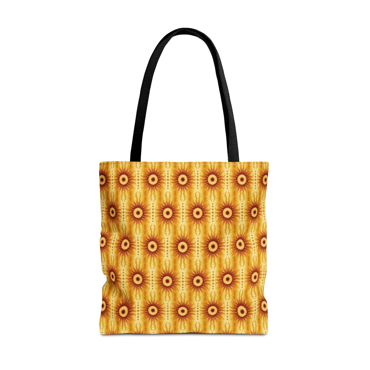 Tote Bag: Large:  ($24.23) Celestial [Crimson/Yellow-Sunbursts]