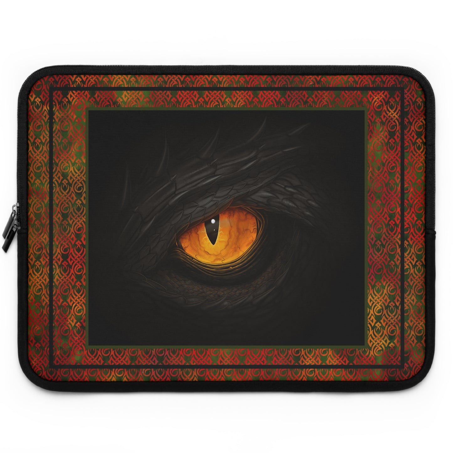 Laptop Sleeve  (Sizes:  13", 15", 17") [Fire Red; Black Eye W/Orange] - From In the Beginning Fabrics.