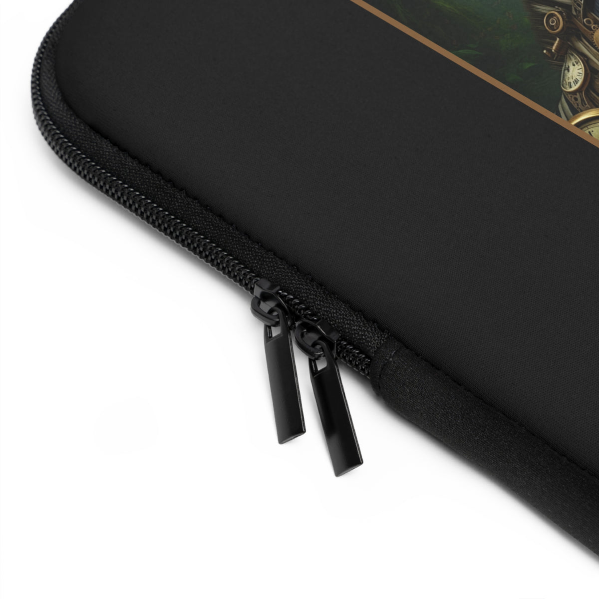 Laptop Sleeve (Sizes: 13", 15", 17"):  Steampunk Menagerie [Zebra]