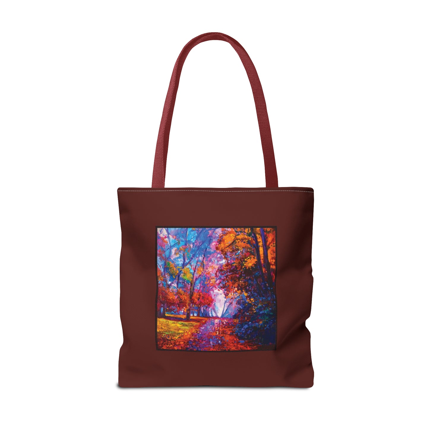 Tote Bag:  large-18x18;  "Year of Art" [Fall Path-Small Panel]