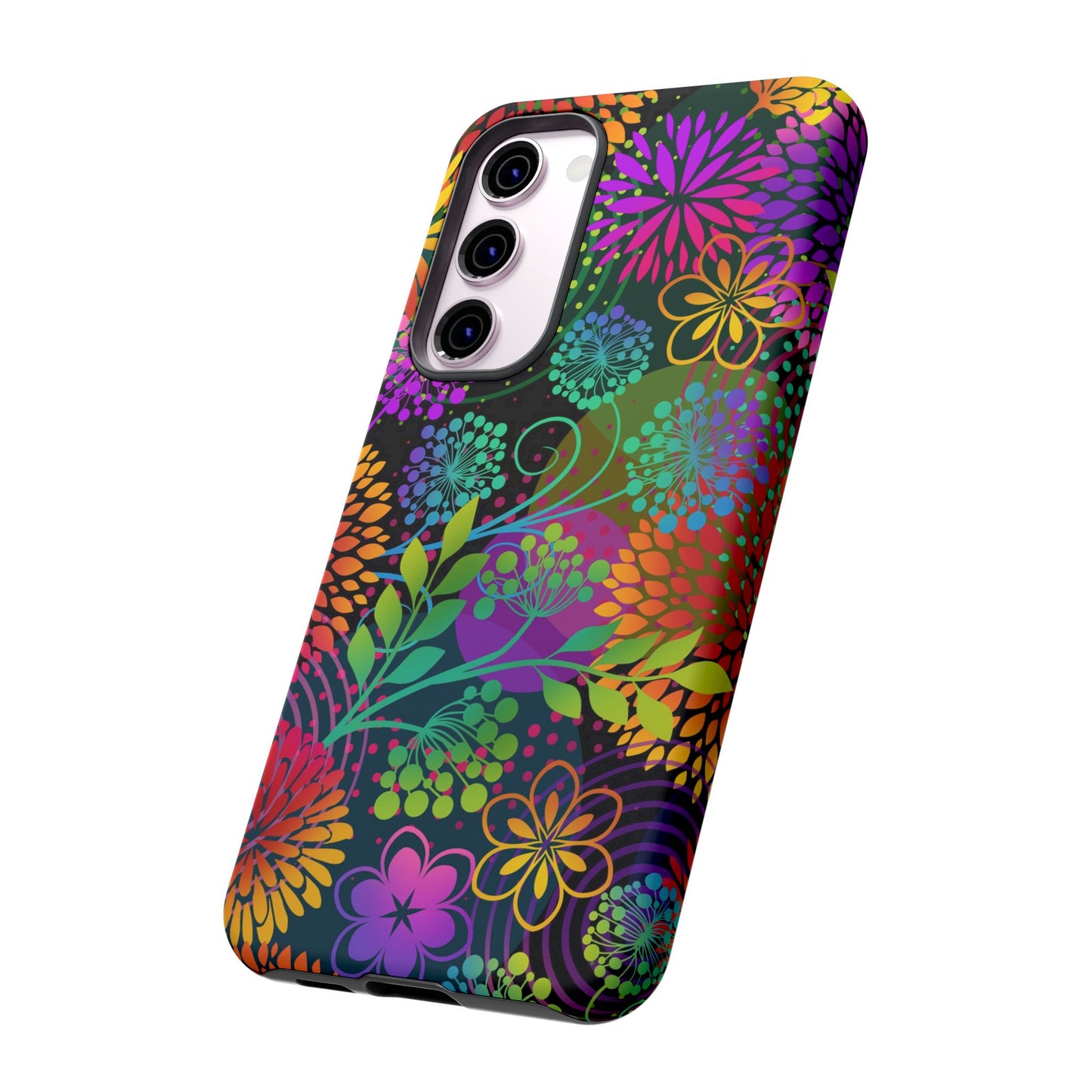 Samsung Galaxy S23 - Tough Case-Phone Case:  Unusual Garden [Bright Flowers]
