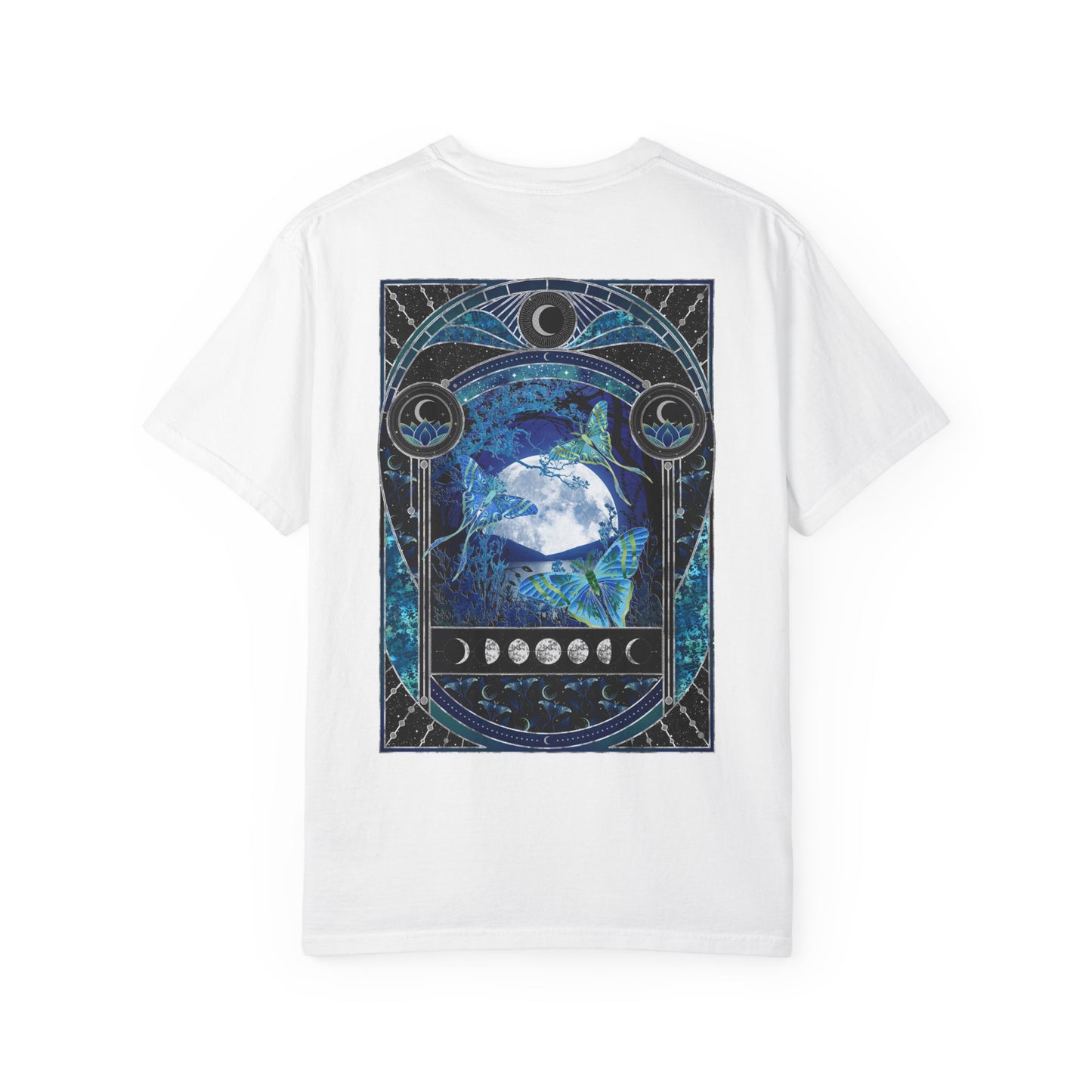 Unisex Heavy Cotton Tee:  "La Luna" [Banner/Panel]