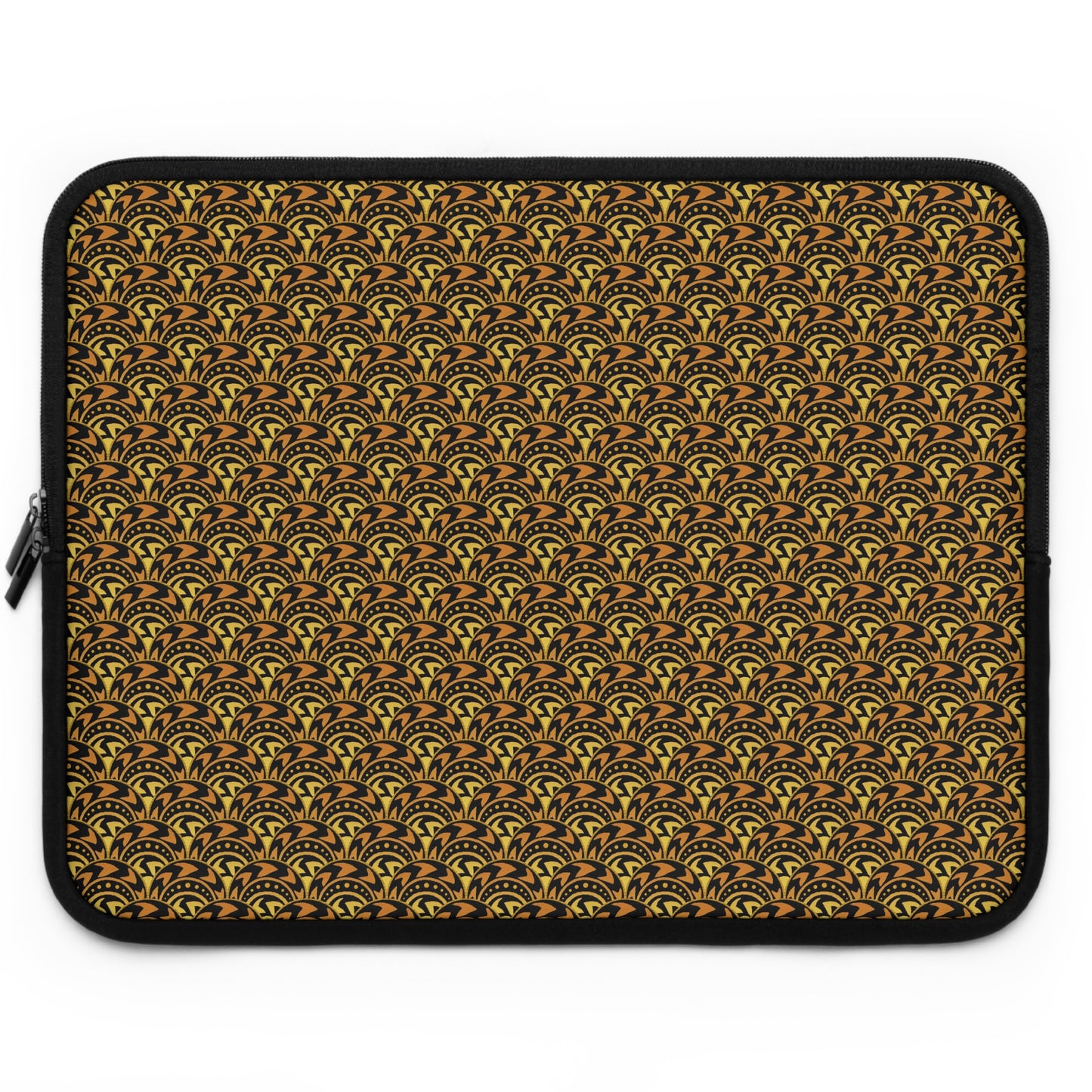 Laptop Sleeve :  Celestial [Gold/Black-Scallops]