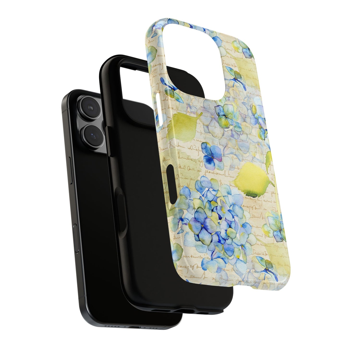 Apple I-Phone 16 (Series) Tough Case-Phone Case: Leah [Flowers w/Script]