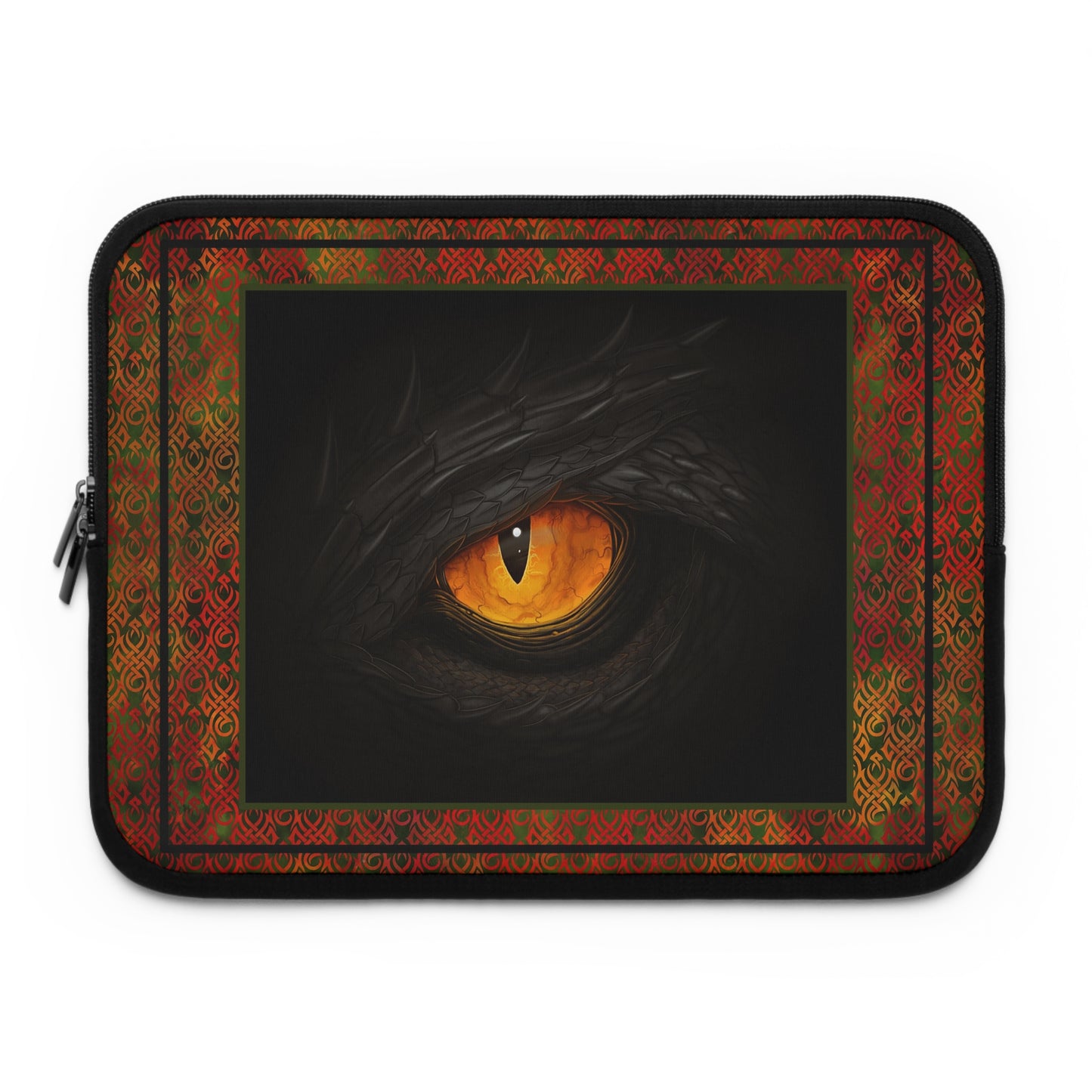 Laptop Sleeve  (Sizes:  13", 15", 17") [Fire Red; Black Eye W/Orange] - From In the Beginning Fabrics.