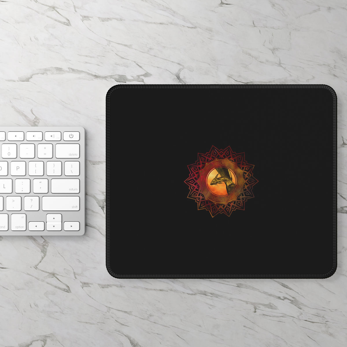 Mouse Pad-Gaming;  9x7:  Dragons [Red Fury]