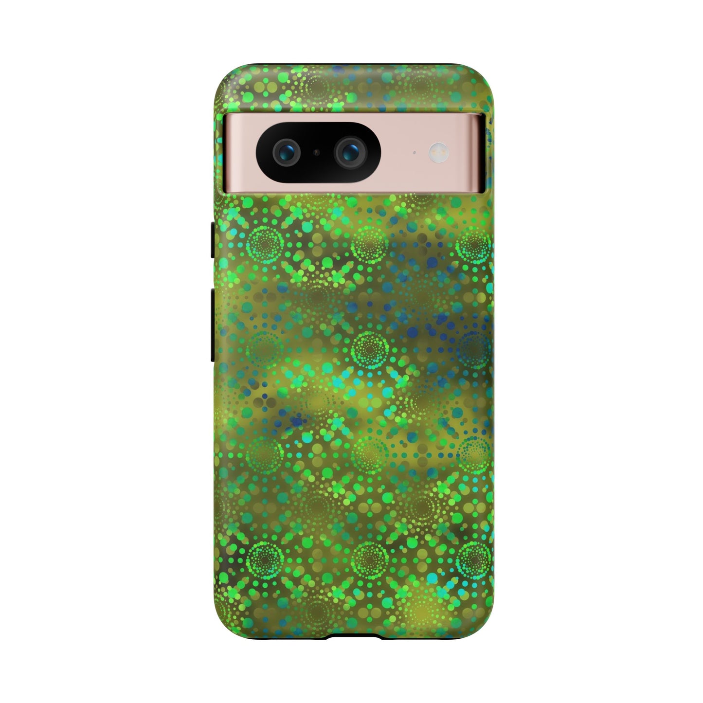 Google Pixel Tough Case-Phone Case: Dreamscapes [Green Kaleidoscope]
