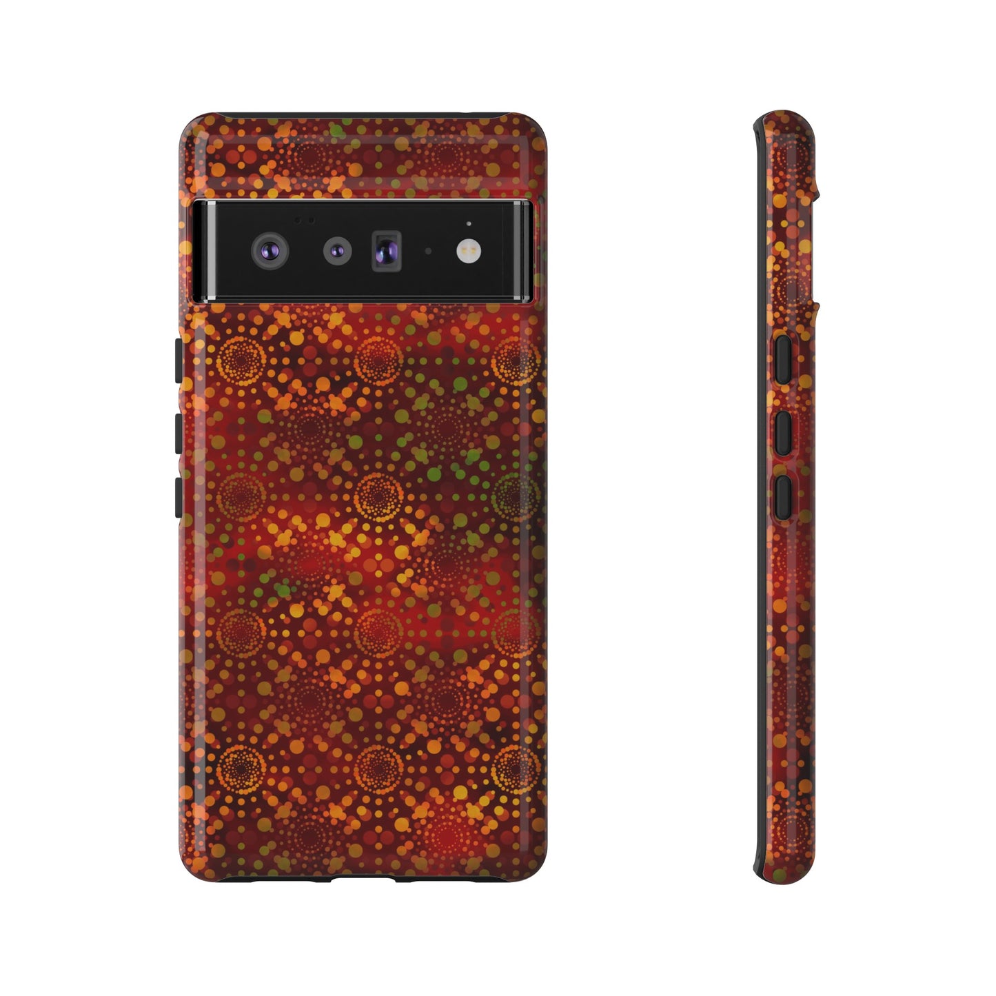 Google Pixel Tough Case-Phone Case: Dreamscapes [Red Kaliedoscope]