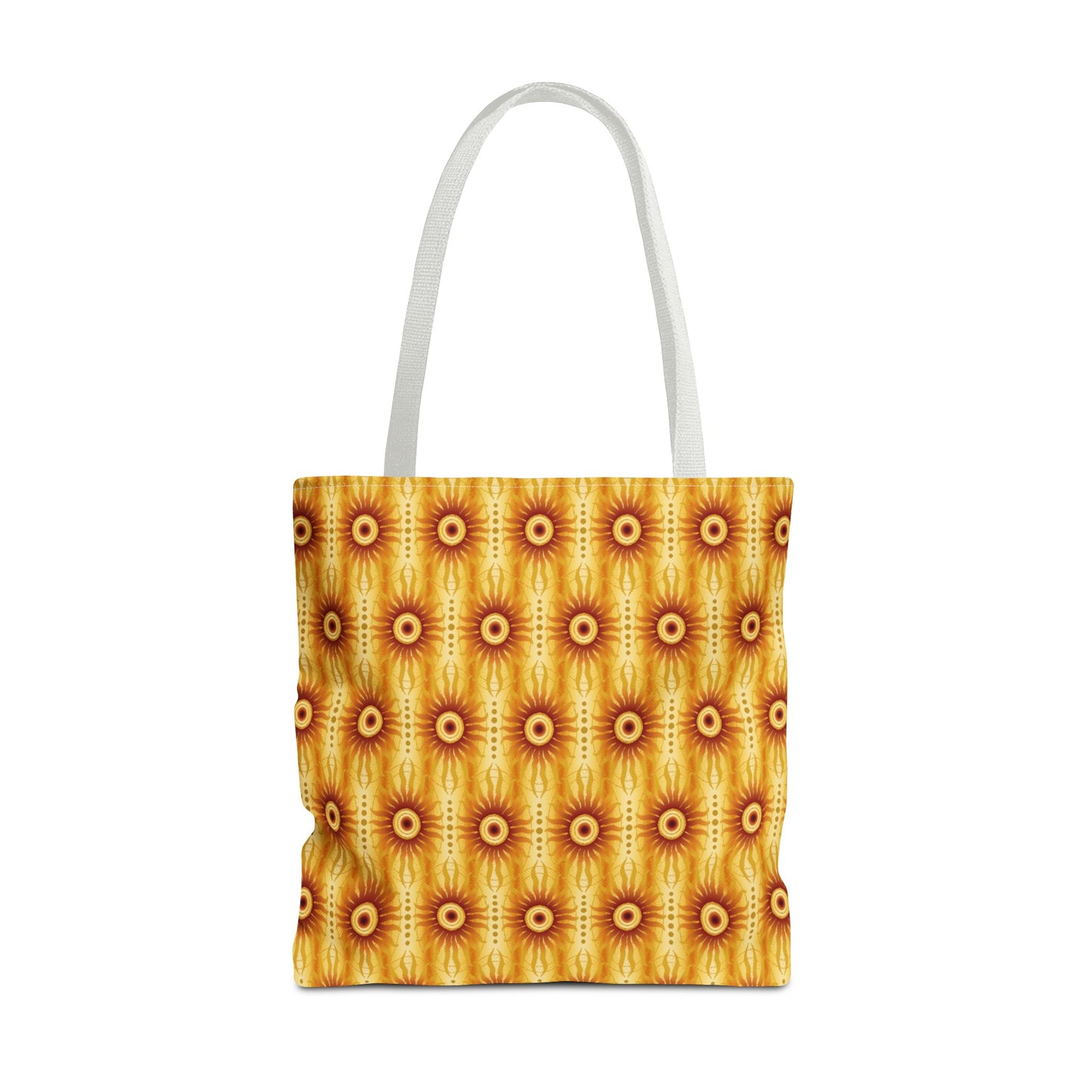 Tote Bag: Large:  ($24.23) Celestial [Crimson/Yellow-Sunbursts]