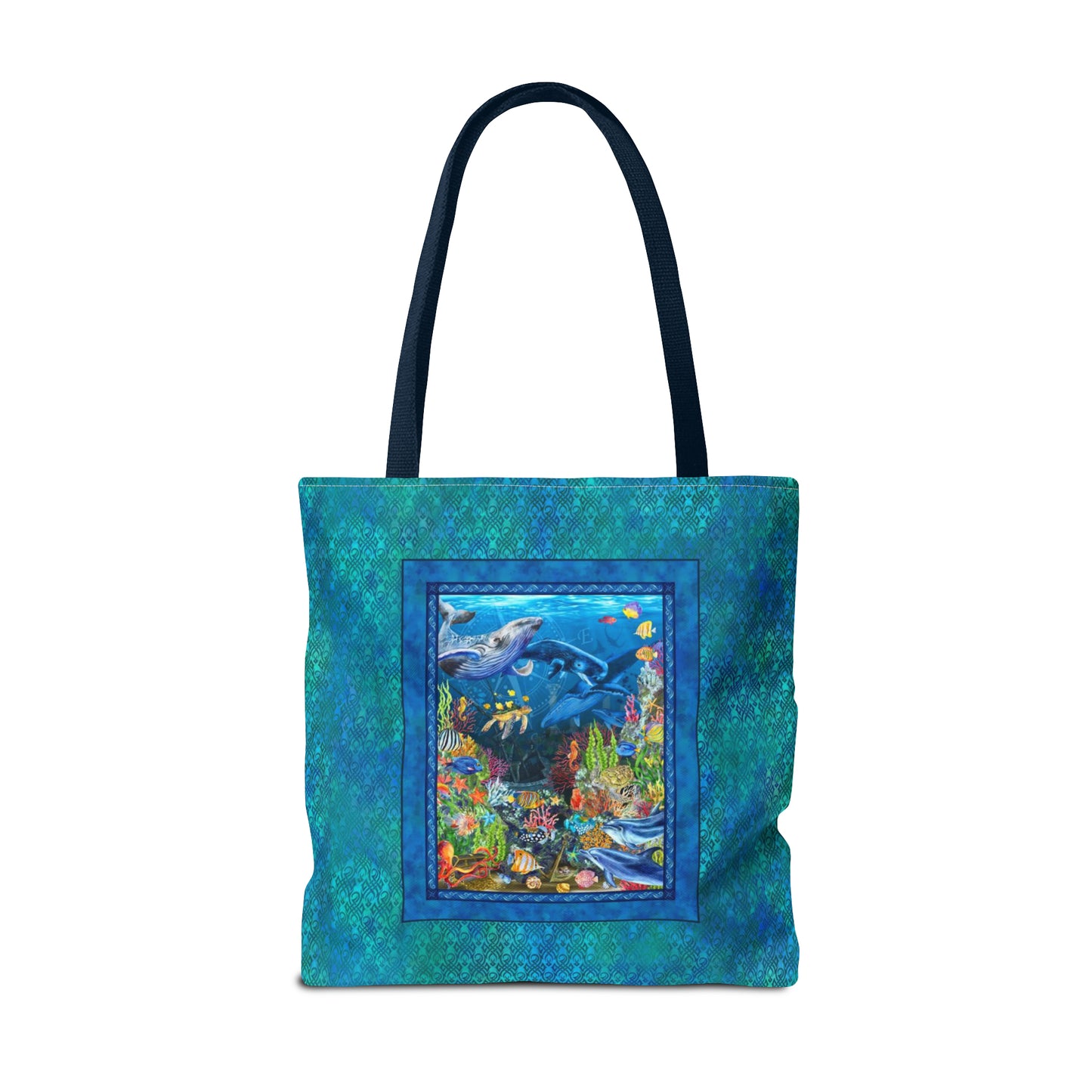 Tote Bag:  large-18x18;  "Calypso" [Sea Life Panel]
