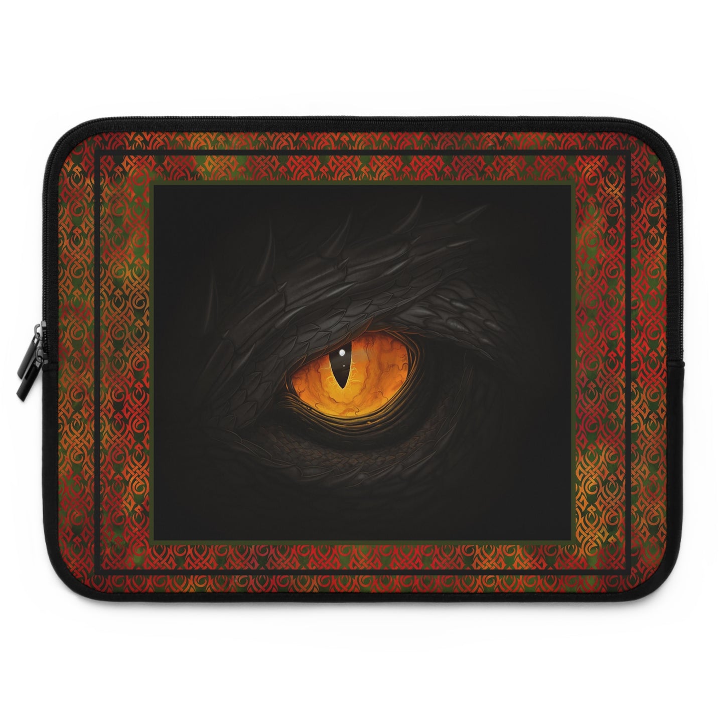 Laptop Sleeve  (Sizes:  13", 15", 17") [Fire Red; Black Eye W/Orange] - From In the Beginning Fabrics.