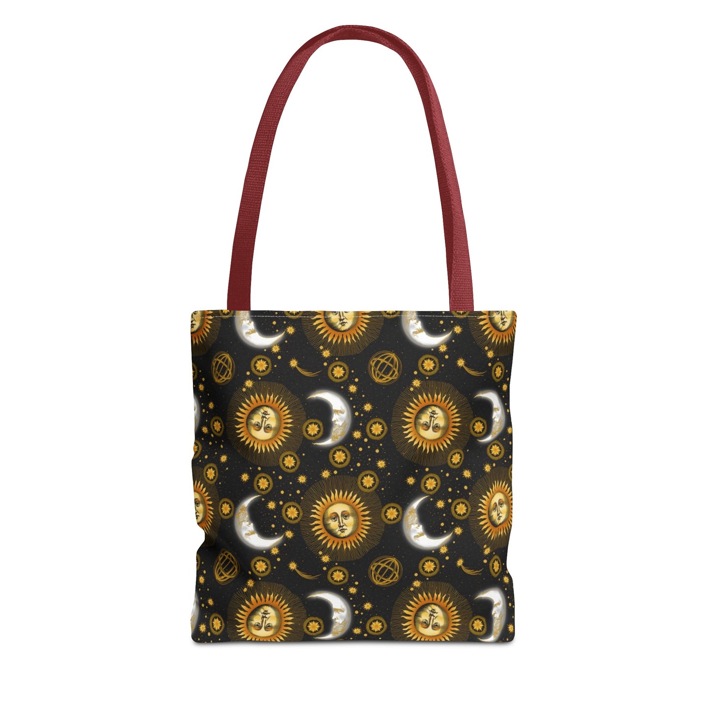 Tote Bag: Large:  ($24.23):  Celestial [Sun-Moon-Black]