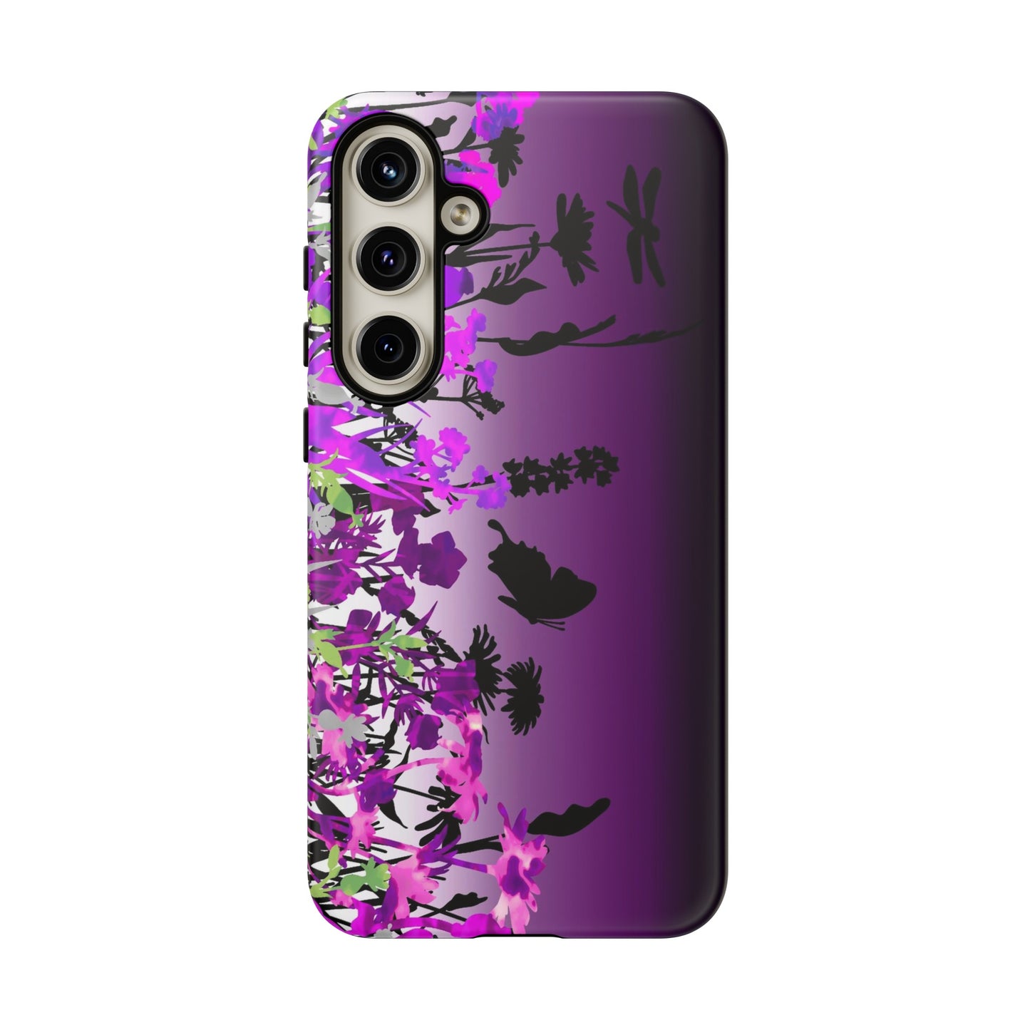 Samsung Galaxy Series Tough Case-Phone Case: Dreamscapes [Dark Purple Border]