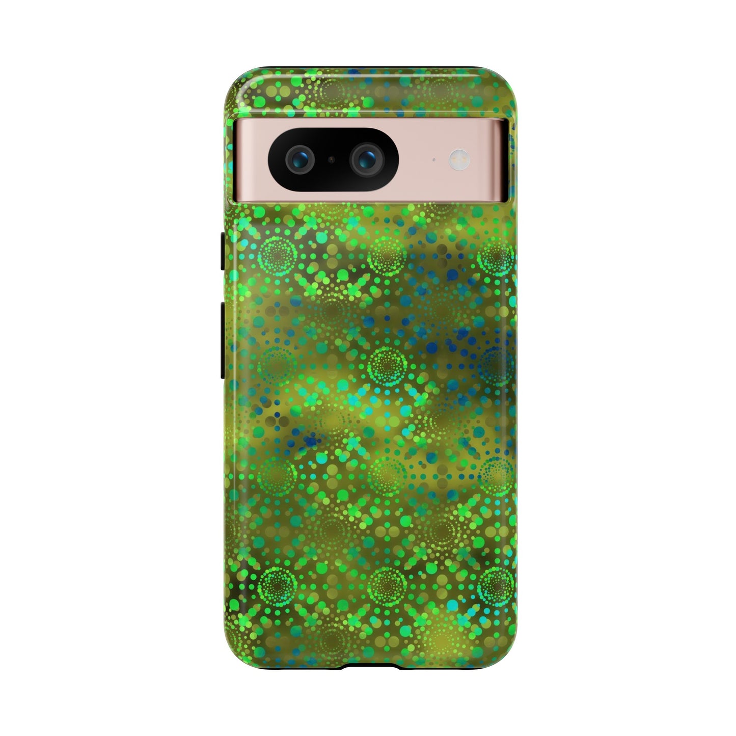 Google Pixel Tough Case-Phone Case: Dreamscapes [Green Kaleidoscope]