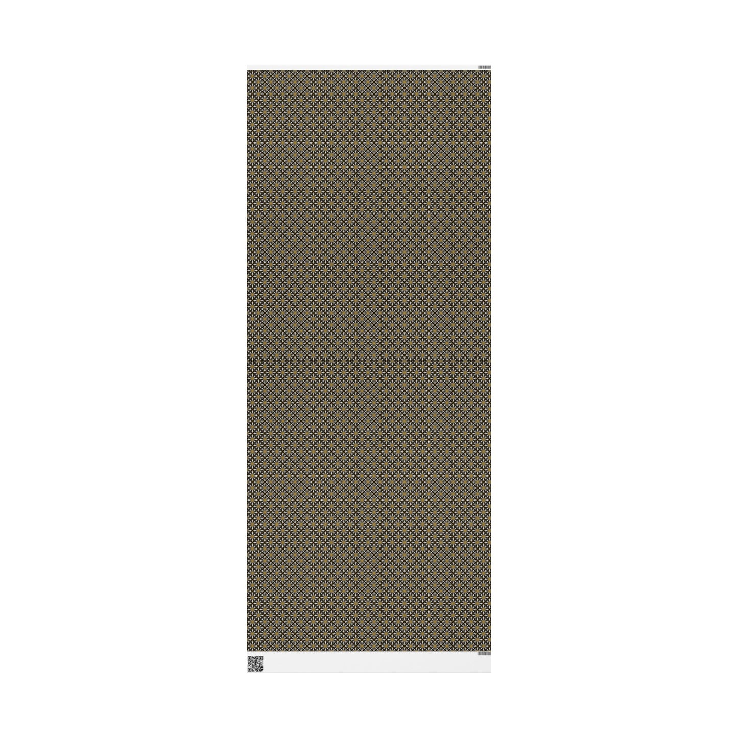 Wrapping Paper:  Celestial [Black/Gold Starbursts]