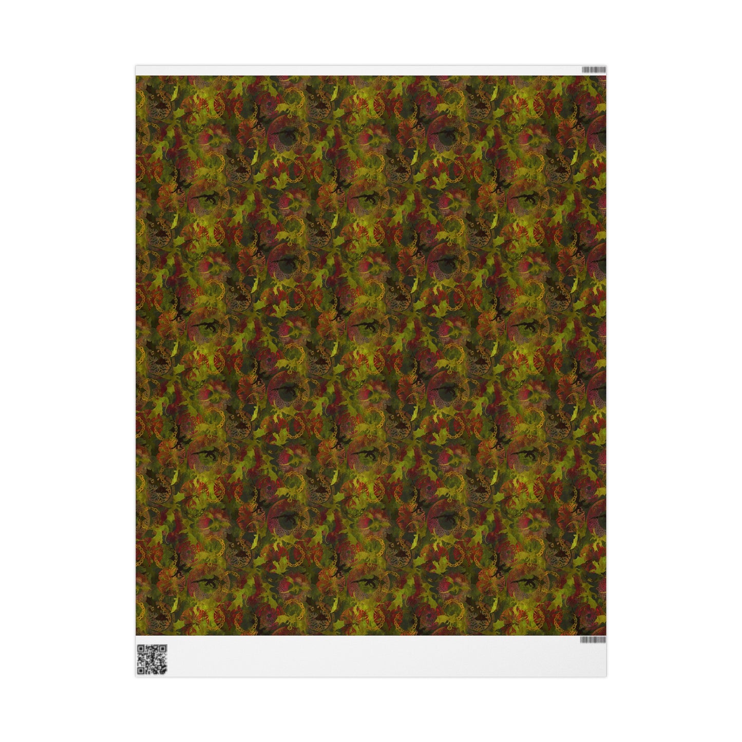 Wrapping Paper:  Dragon [Green Panel]