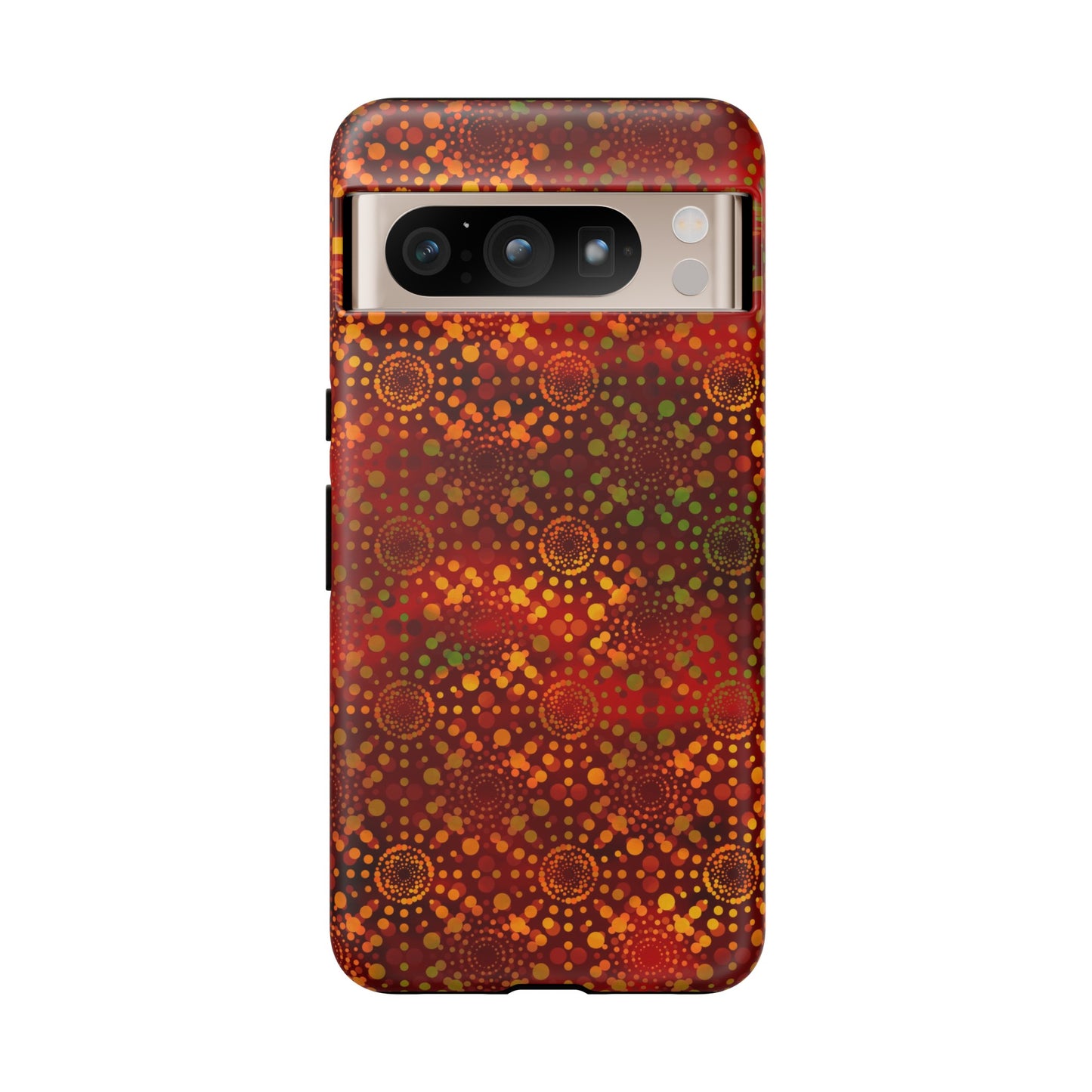 Google Pixel Tough Case-Phone Case: Dreamscapes [Red Kaliedoscope]