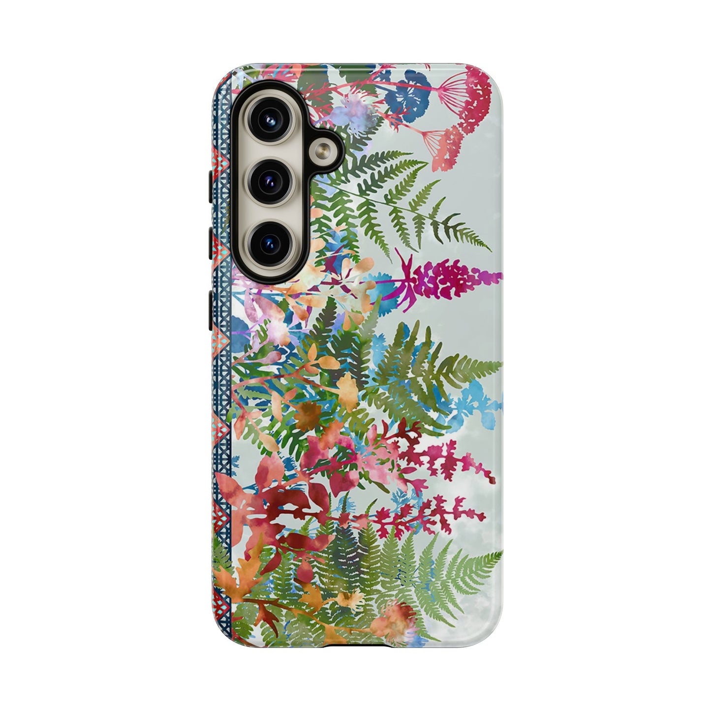 Samsung Galaxy Series Tough Case-Phone Case:  Haven [Flower Border 2]