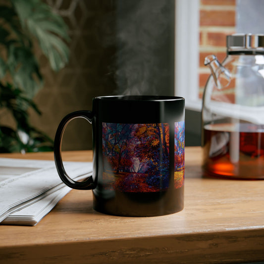 Ceramic Mug:  Black;  Year of Art
