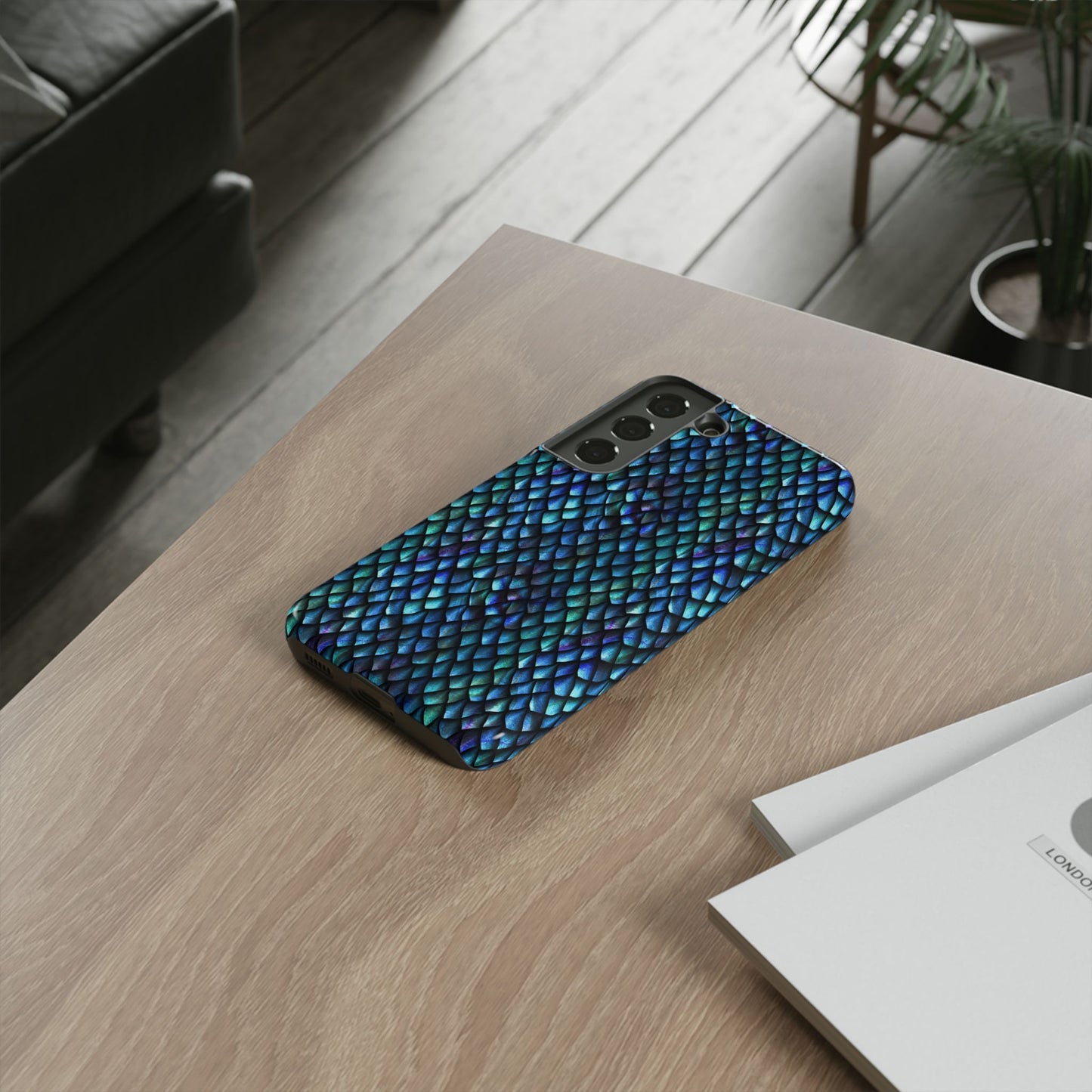 Samsung Galaxy S22 - Tough Case-Phone Case:  Dragons [Luminescent Scales]