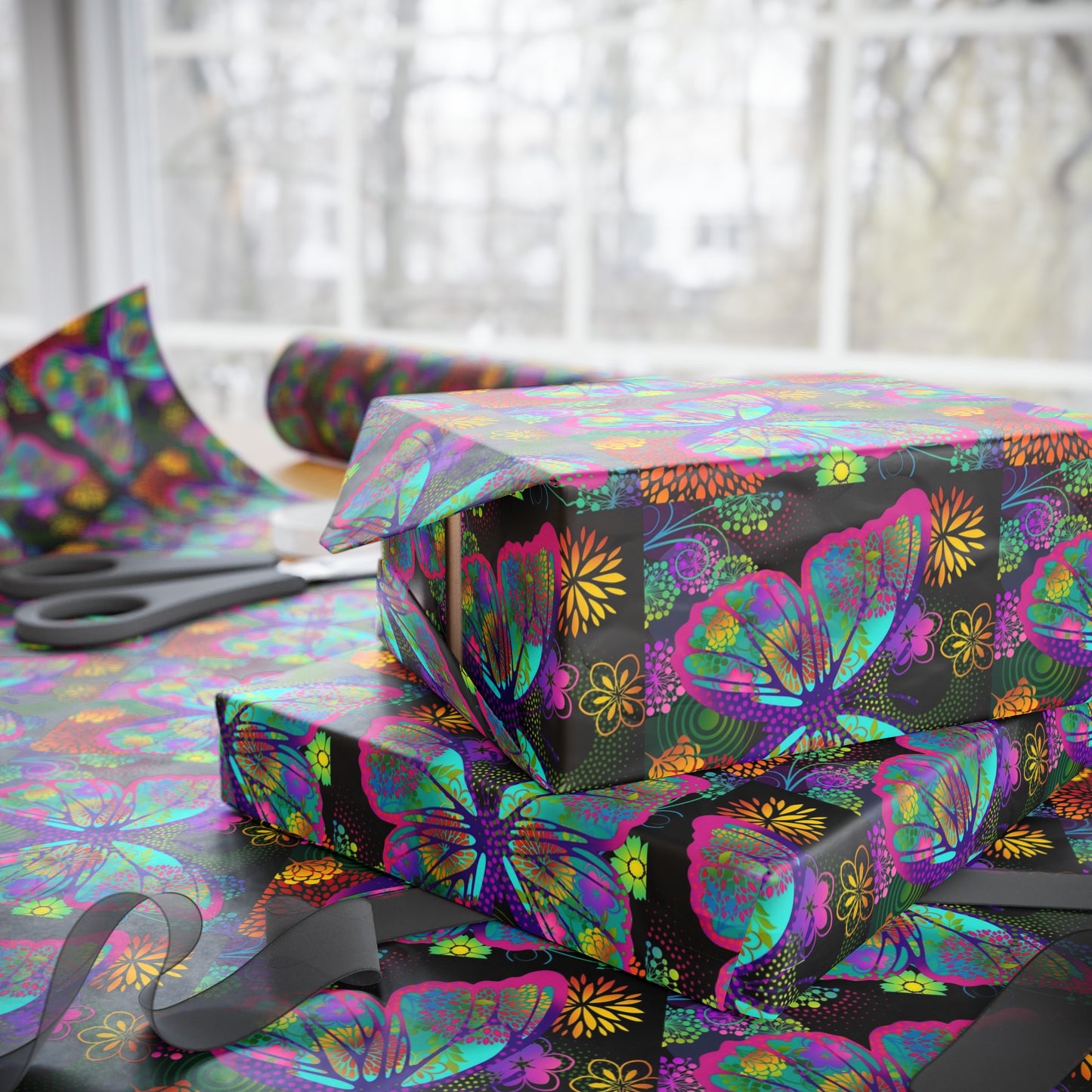 Wrapping Paper:  Unusual Garden [Butterfly 1]