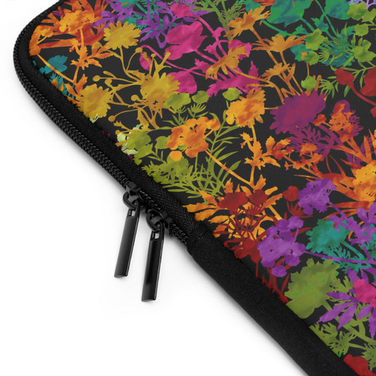 Laptop Sleeve:  ($32.22) Dreamscapes [Field of Flowers-Black]