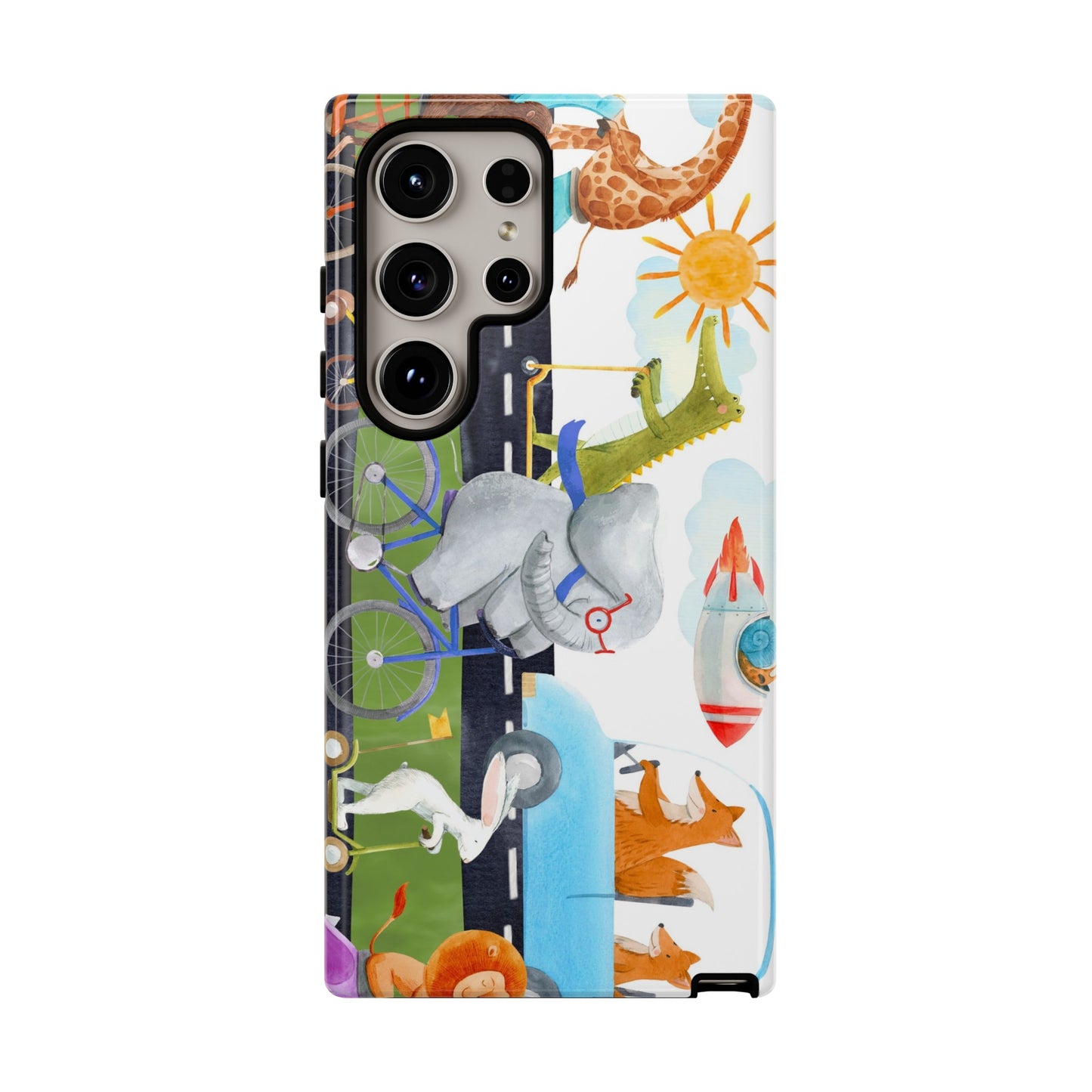 Samsung Galaxy Series Tough Case-Phone Case:  On The Go [Animals]