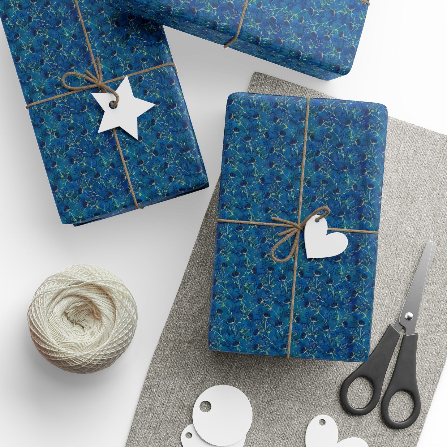 Wrapping Paper:  Dreamscapes [Generic Blue Flowers]