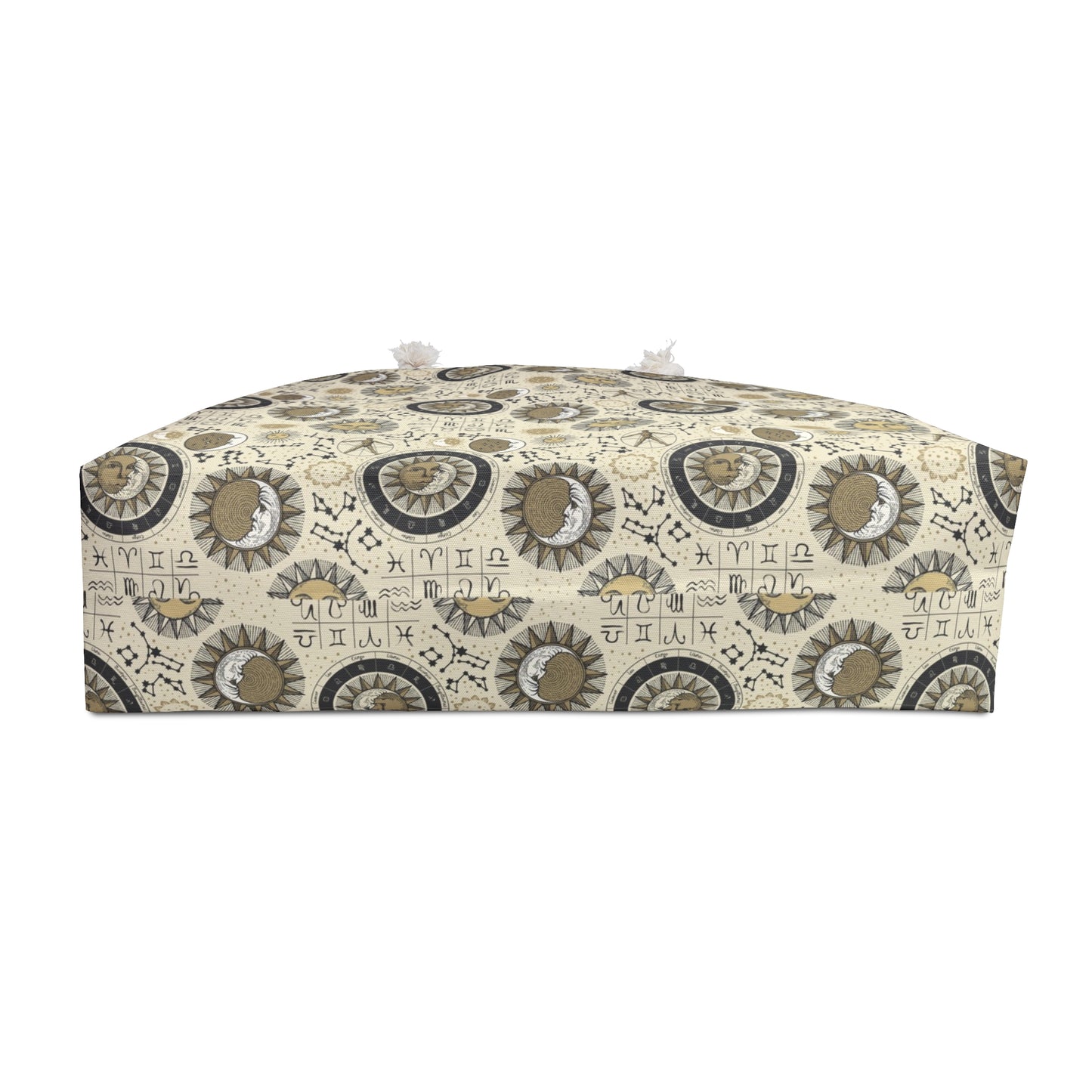 Weekender Tote Bag (Large):  The Sun, The Moon, And The Stars [Zodiac Symbols]