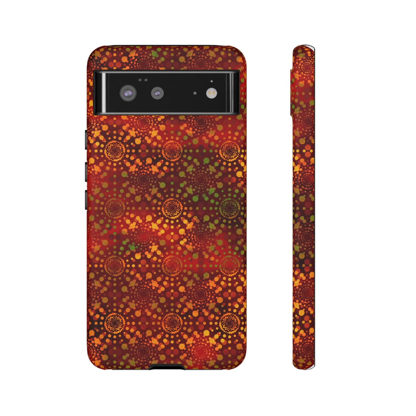 Google Pixel Tough Case-Phone Case: Dreamscapes [Red Kaliedoscope]