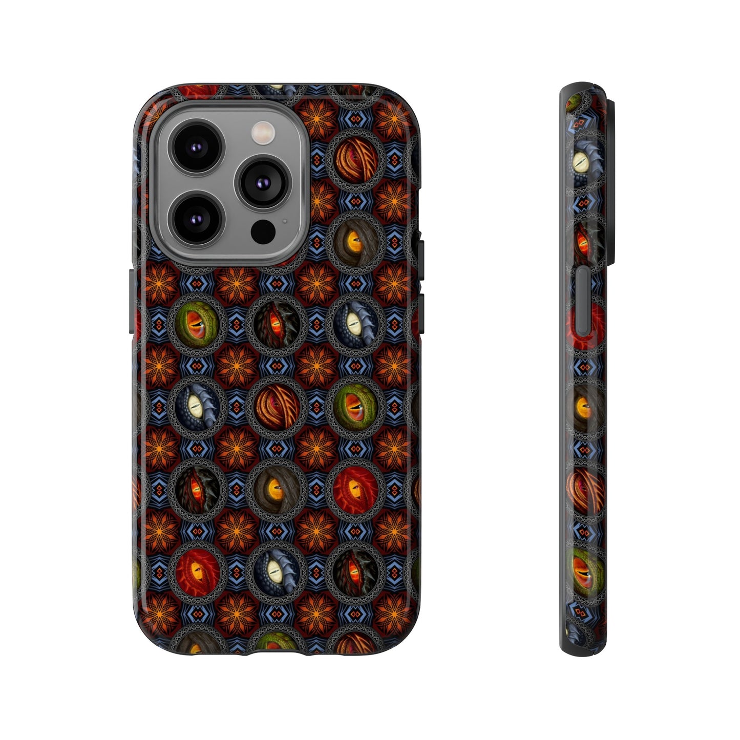 Apple I-Phone 14 (Series) Tough Case-Phone Case: Dragons [Eyes]