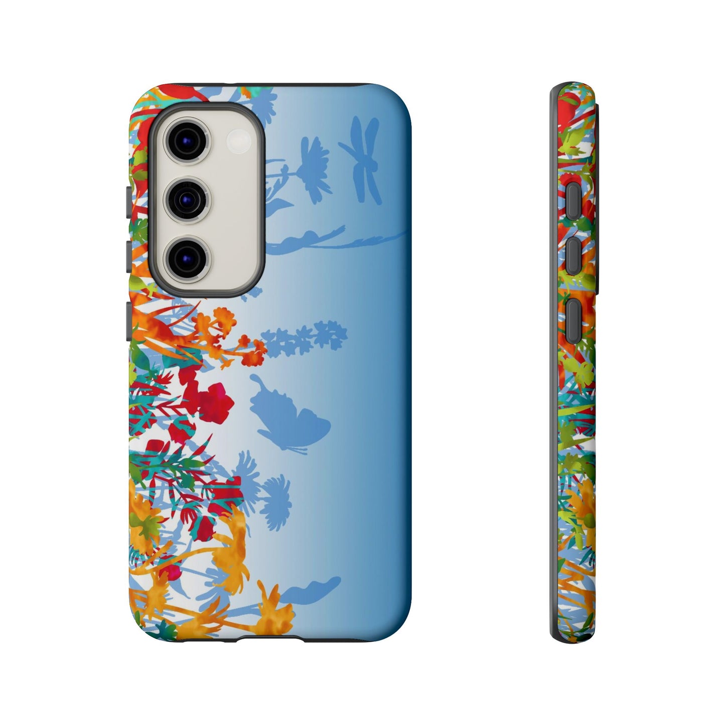 Samsung Galaxy S23 - Tough Phone Case: Dreamscapes [Light Blue Border]