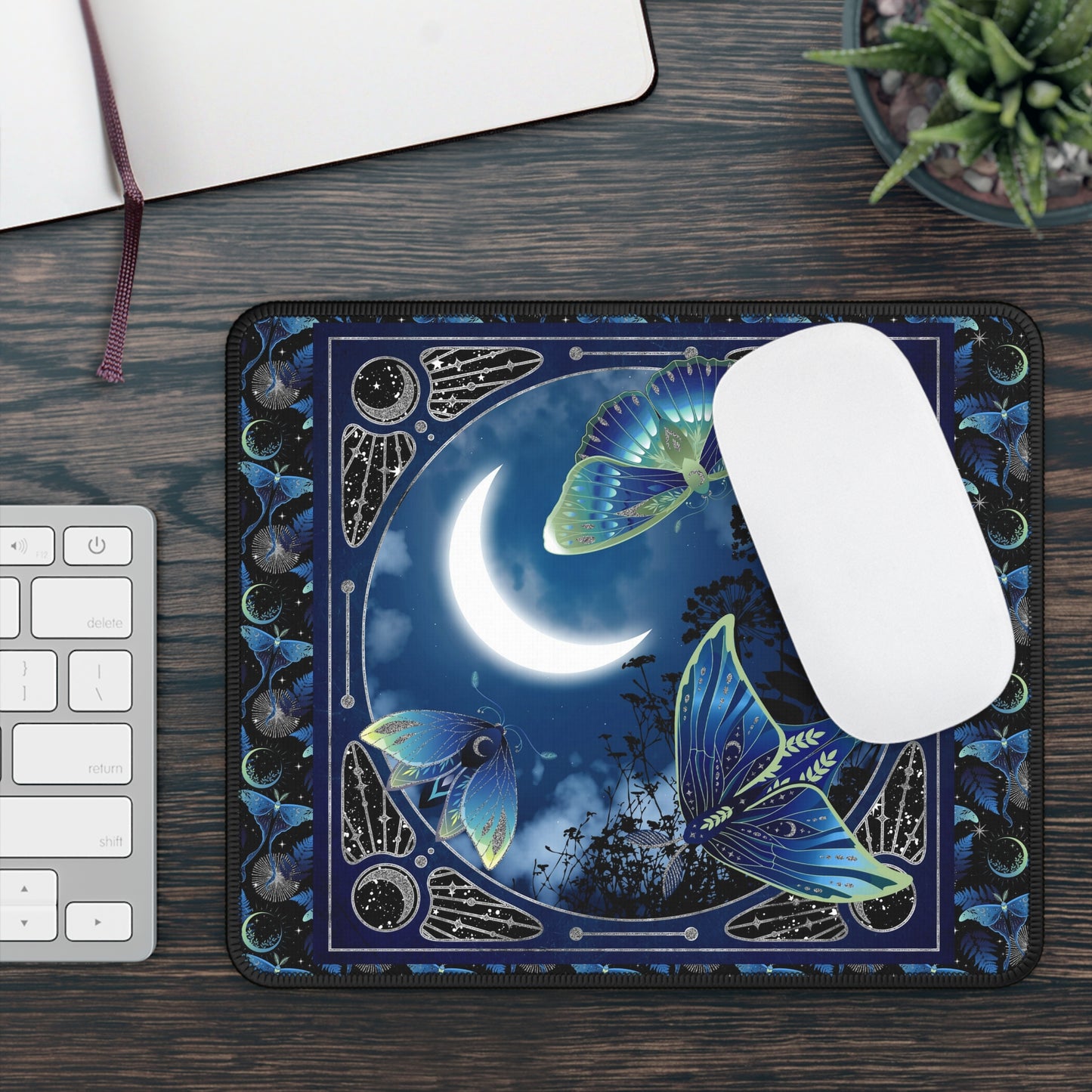 Mouse Pad-Gaming;  9x7:  La Luna [Moon Scene]
