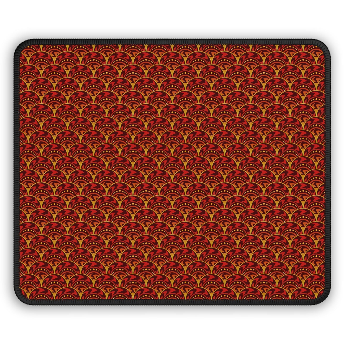 Mouse Pad-Gaming;  9x7:  Celestial [Blue/Orange Scallops]
