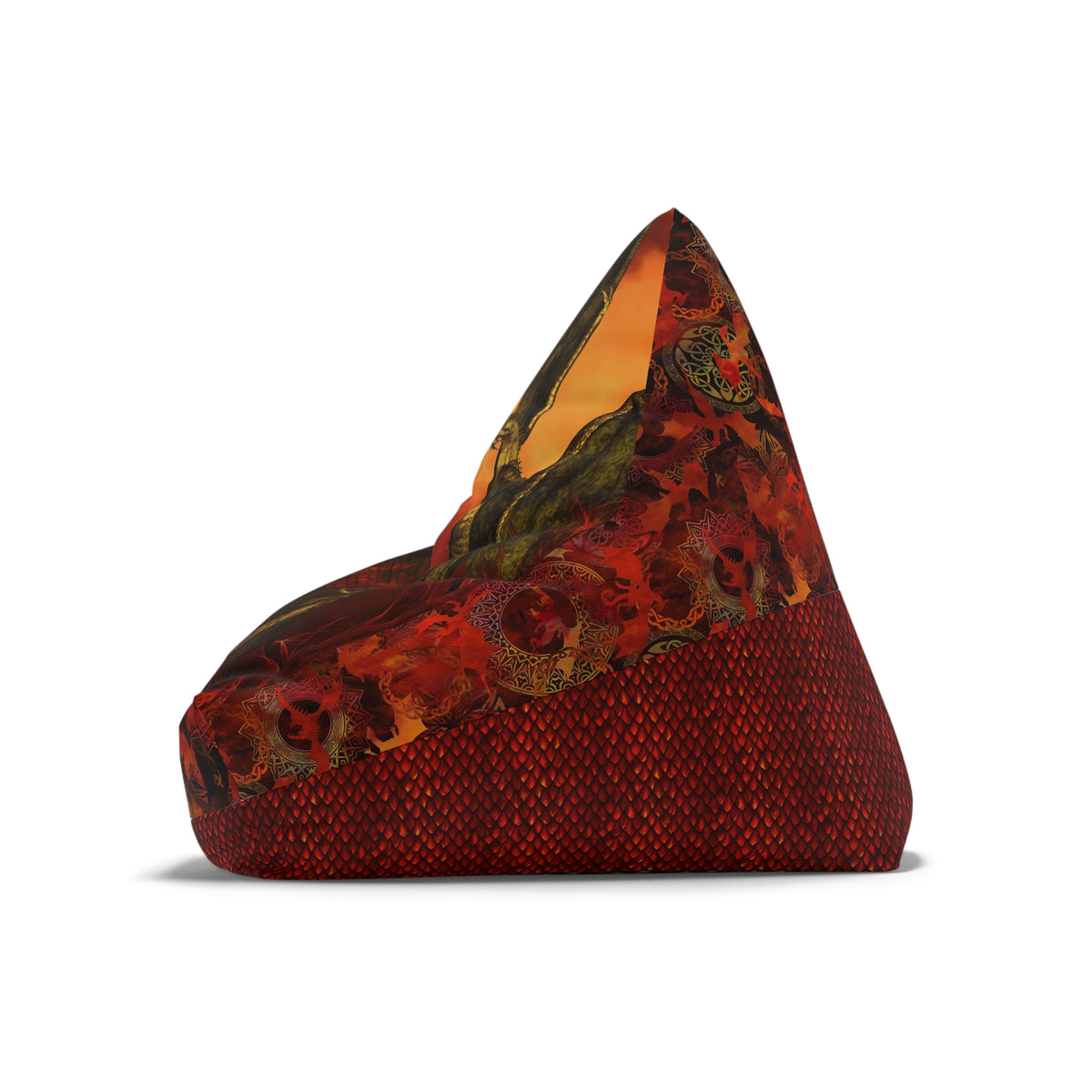 Bean Bag Cover:  Dragons [Red Fury]
