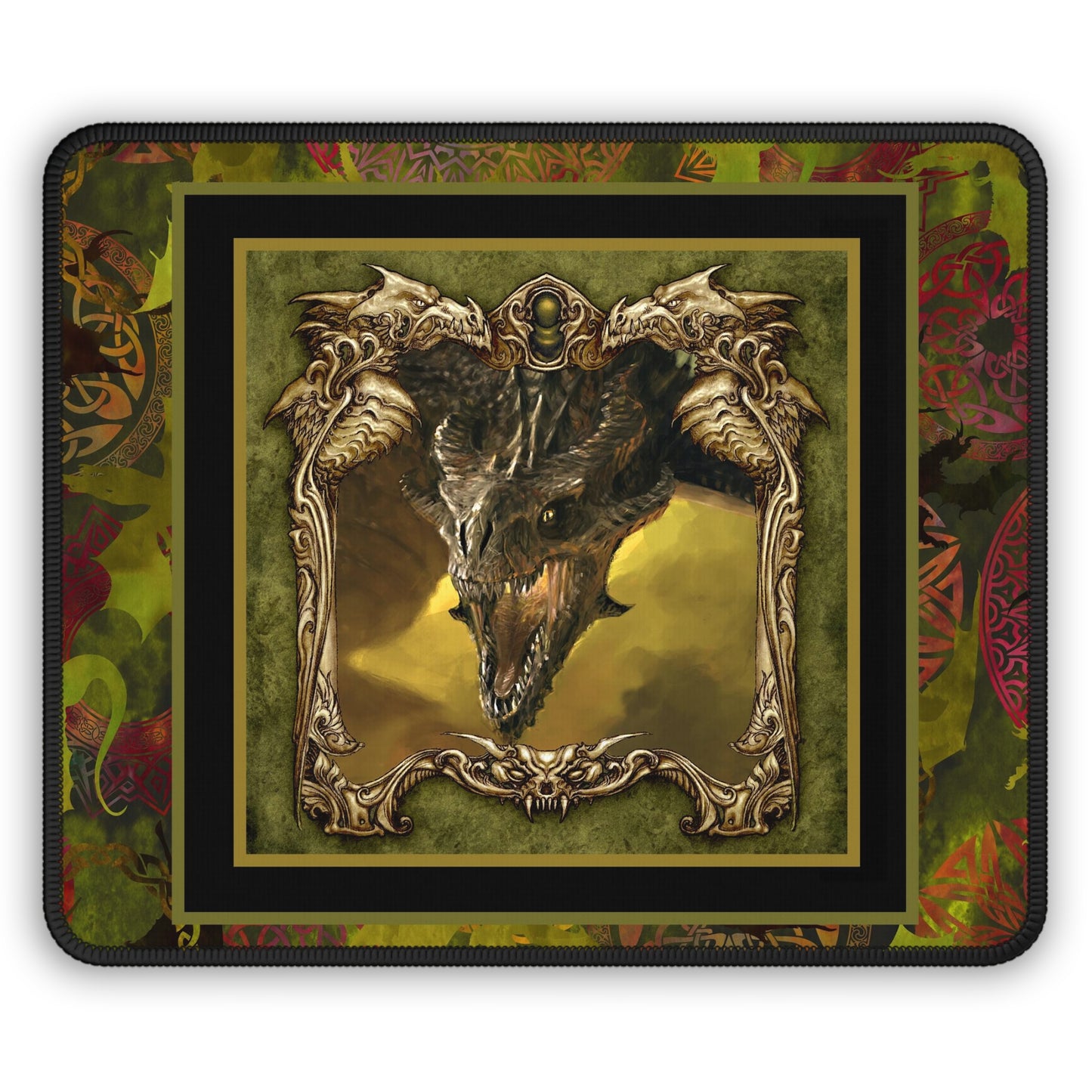 Mouse Pad-Gaming;  9x7 - "Dragons"