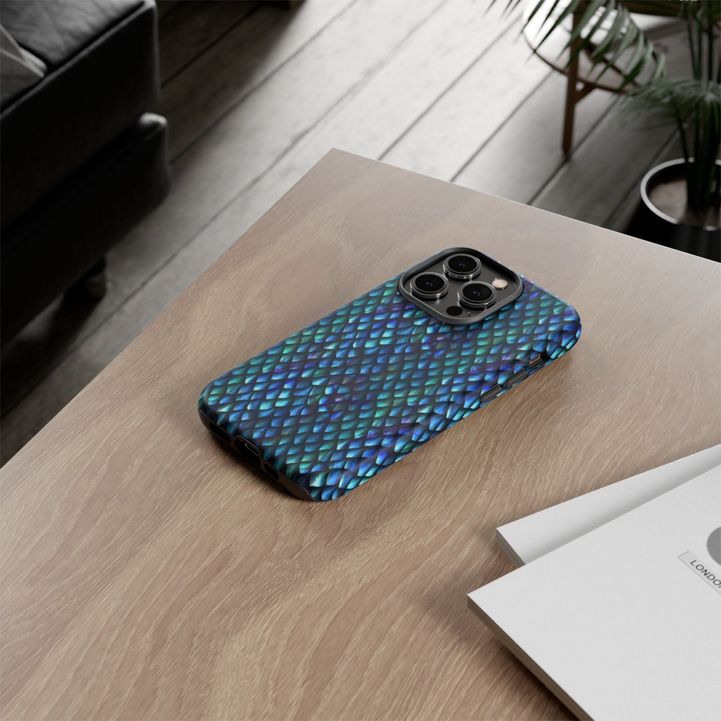 Apple I-Phone 14 (Series) Tough Case-Phone Case: Dragons [Luminescent scales]