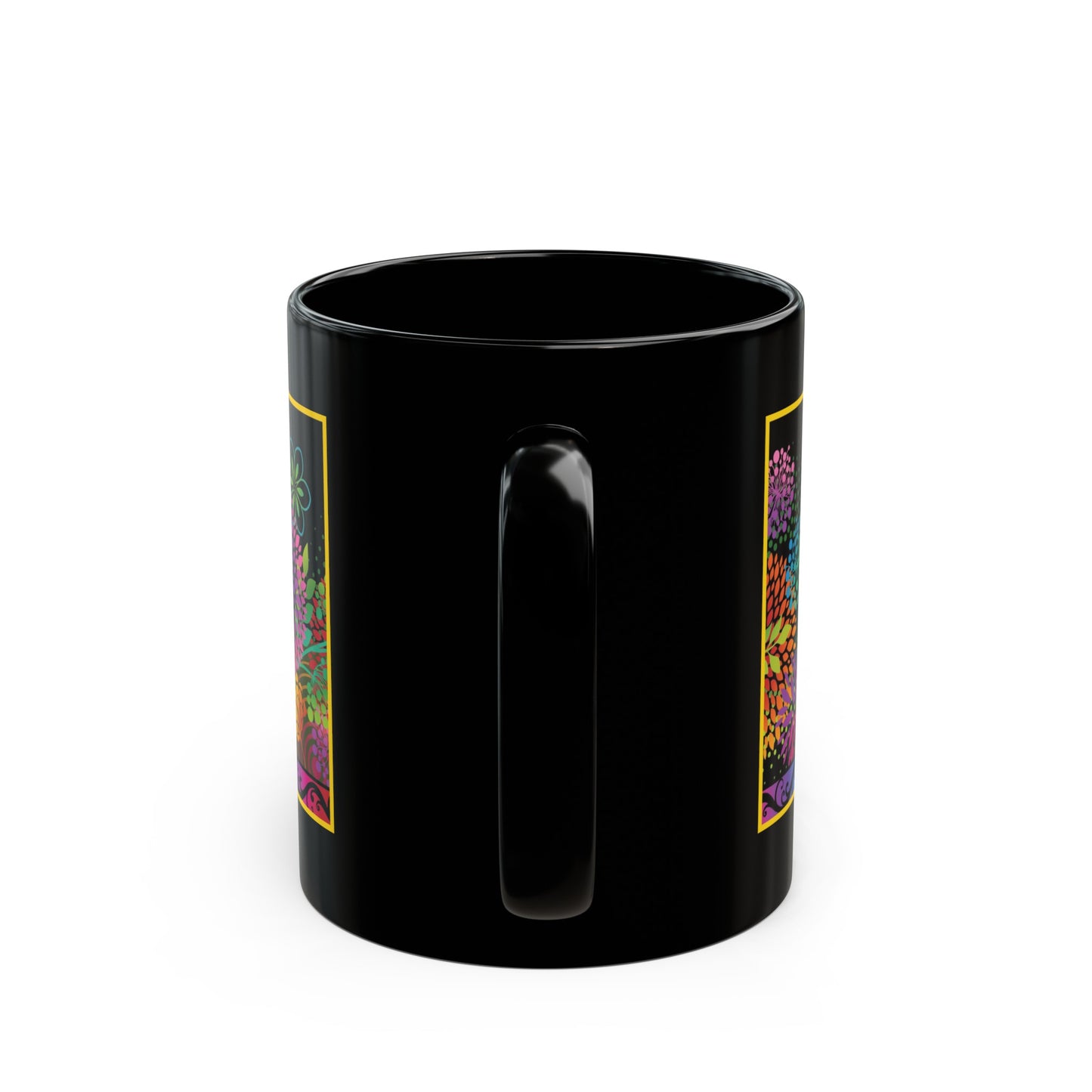 Ceramic Mug (11oz.):  Unusual Gardens [Flower Border]